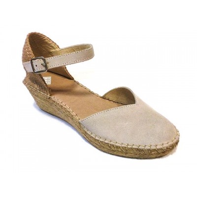 Alpargatas Valencianas esparto piel pulsera Pasfor Beige Alpargatas Valencianas esparto piel pulsera Pasfor Beige
