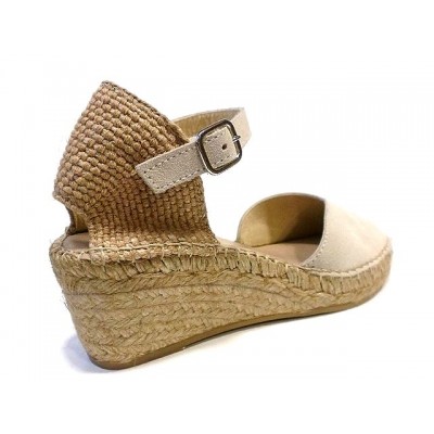 Alpargatas Valencianas esparto piel pulsera Pasfor Beige Alpargatas Valencianas esparto piel pulsera Pasfor Beige