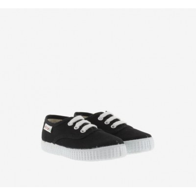 Zapatillas VICTORIA 6613 Inglesa Lona Negro