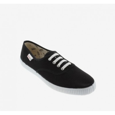 Zapatillas VICTORIA 6613 Inglesa Lona Negro