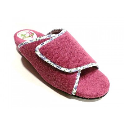 Zapatillas DEspinosa toalla algodon Ancho Especial Velcro