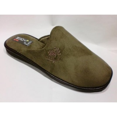Zapatillas de casa para hombre descalzas antelina Moda de España Taupe Zapatillas de casa para hombre descalzas antelina Moda de España Taupe