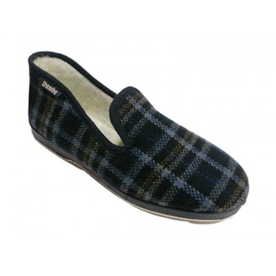 Zapatillas de casa WAMBA Paño Cuadros Tallas Grandes