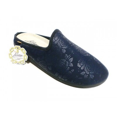 Zapatillas ancho especial licra La Cadena 91021 Marino