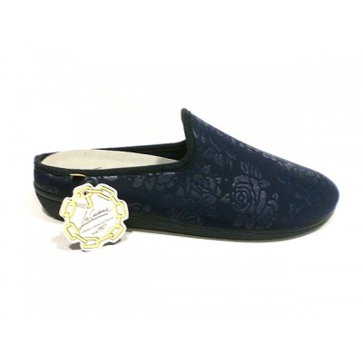 Zapatillas ancho especial licra La Cadena 91021 Marino