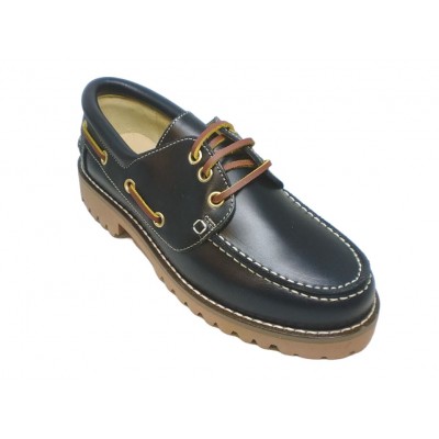 Zapato colegial Náutico Cordones