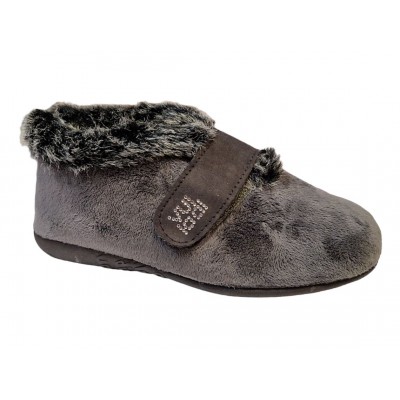 Zapatillas VulLadi abotinada velcro 3216-140 Gris Zapatillas VulLadi abotinada velcro 3216-140 Gris
