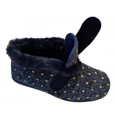 Zapatillas VulLadi velcro 3216 325 punto Marino fácil de poner Zapatillas VulLadi velcro 3216 325 punto Marino fácil de poner