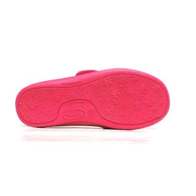 Zapatillas casa con velcro para niños Natalia Hero Girl Lady Bug piso de goma