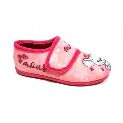Zapatillas casa con velcro para niños Natalia Ratita Presumida Zapatillas casa con velcro para niños Natalia Ratita Presumida
