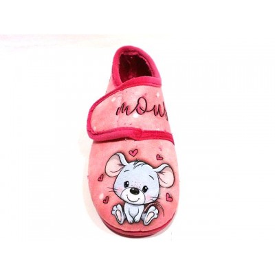Zapatillas casa con velcro para niños Natalia Ratita Presumida Zapatillas casa con velcro para niños Natalia Ratita Presumida