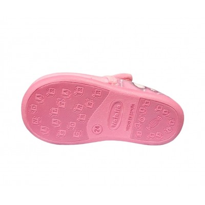 Zapatillas casa abotinada con velcro Natalia Unicornios piso de goma Zapatillas casa abotinada con velcro Natalia Unicornios piso de goma