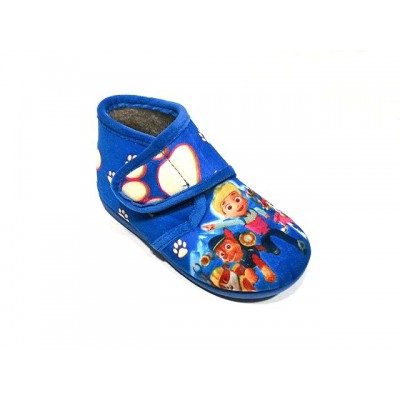 Zapatillas casa abotinada con velcro Natalia Patrulla Zapatillas casa abotinada con velcro Natalia Patrulla