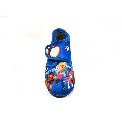 Zapatillas casa abotinada con velcro Natalia Patrulla Zapatillas casa abotinada con velcro Natalia Patrulla