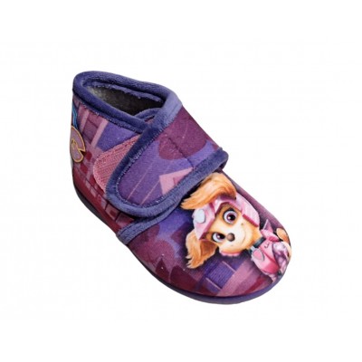 Zapatillas casa abotinada con velcro Natalia Skye Dog Patrol ajuste de velcro