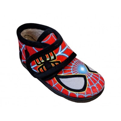 Zapatillas casa abotinada con velcro Vulca-Bicha Spider ajuste de velcro