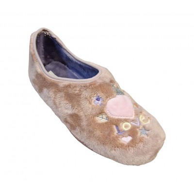 Zapatillas de casa mujer Vul-Ladi 5250 123 Unicornios Melocoton bordado en el empeine Zapatillas de casa mujer Vul-Ladi 5250 123 Unicornios Melocoton bordado en el empeine