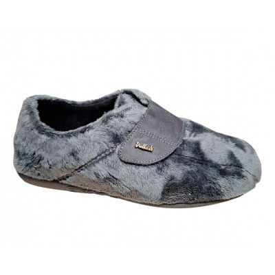Zapatillas ancho epecial VulLadi 3202 123 Velcro Gris Zapatillas ancho epecial VulLadi 3202 123 Velcro Gris