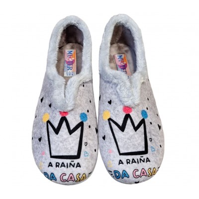 Zapatillas de casa cerrada Muyter Galegadas "A Raiña da Casa" Zapatillas de casa cerrada Muyter Galegadas "A Raiña da Casa"