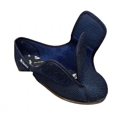 Zapatillas de casa Ancho Especial Salemedical  Red Velcro se abre de todo