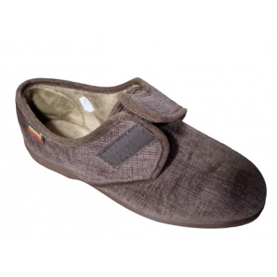 Zapatillas casa con velcro Rodevil Terciopelo fácil poner