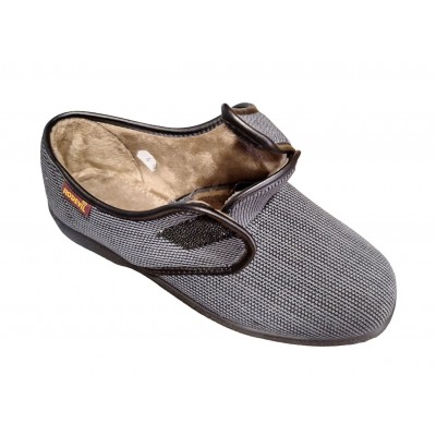 Zapatillas casa con velcro Rodevil Espiga fácil de poner