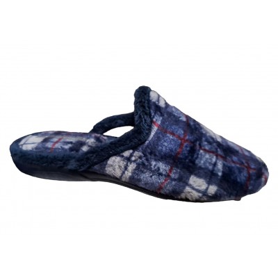 Zapatillas Vulca Bicha 600 Paño Cuadros Marino