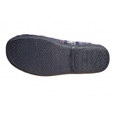 Zapatillas Vulca Bicha 640 Paño Cuadros Marino piso goma