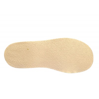 Zapatillas paño forro pura lana La Cadena 65213 Marino piso de goma