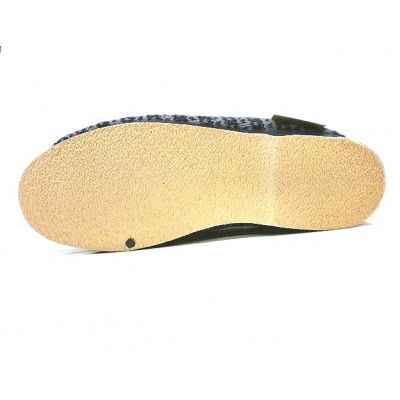 Zapatillas casa Soca 2520 paño pura lana piso goma Zapatillas casa Soca 2520 paño pura lana piso goma