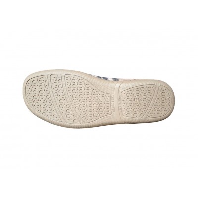 Zapatillas Vulca Bicha 640 Paño Cuadros Beige piso goma
