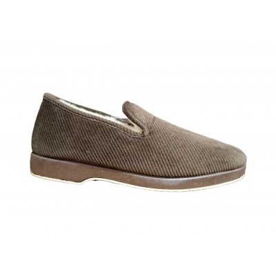 Zapatillas casa cerradas panilla pura lana Soca Marrón Zapatillas casa cerradas panilla pura lana Soca Marrón