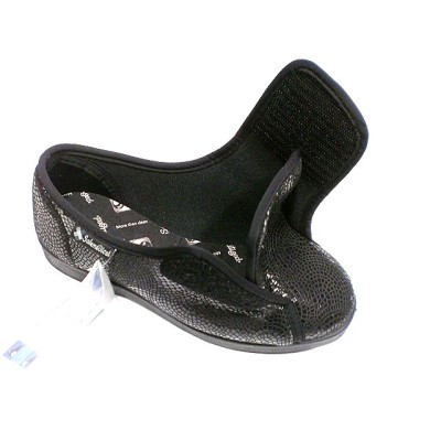 Zapato / Zapatilla Ancho Especial Salemédical 9120 Velcro Licra Brillo apertura