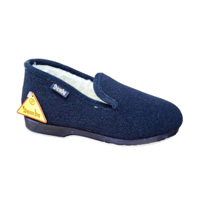Zapatillas para casa WAMBA 2071 Paño Liso Marino