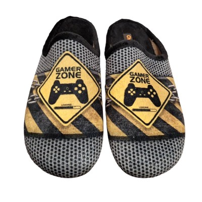 Zapatillas de casa diseño juego online descalza Chispas Gamer Zone