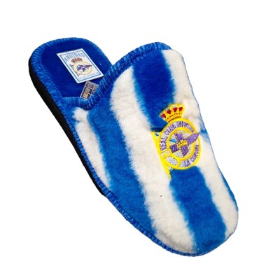 Zapatillas Real Club DEPORTIVO DE LA CORUÑA. Producto Oficial con escudo bordado Zapatillas Real Club DEPORTIVO DE LA CORUÑA. Producto Oficial con escudo bordado