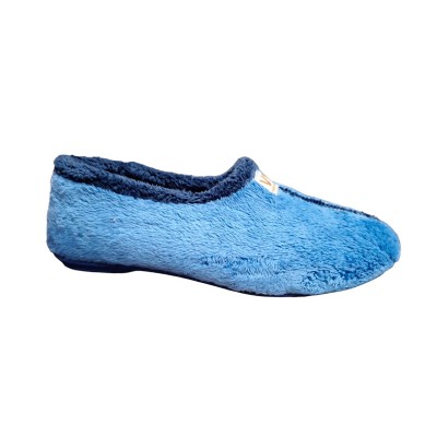 Zapatillas casa mujer Vulca Bicha 4306 Terciopelo Azul