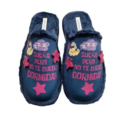 Zapatillas de casa Andinas Sueña pero no te quedas dormida Zapatillas de casa Andinas Sueña pero no te quedas dormida