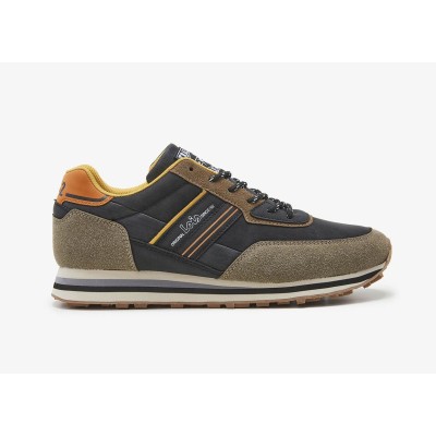 Zapatillas deportivas Lois 64322 SNEAKER CONTRASTE TEJIDOS Negro