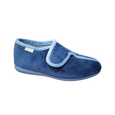 Zapatillas de casa Muro 9603 Velcro Tercio Marino