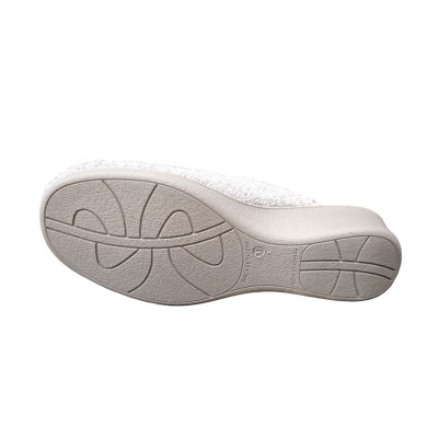 Zapatillas de casa con cuña para mujer J´Ortega Descalza Rizo Gris piso goma Zapatillas de casa con cuña para mujer J´Ortega Descalza Rizo Gris piso goma