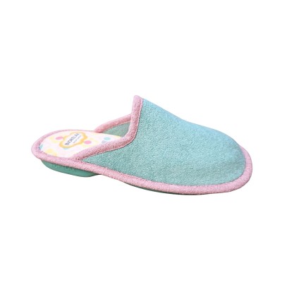 Zapatillas toalla de algodón Biorelax 4094 Aguamar