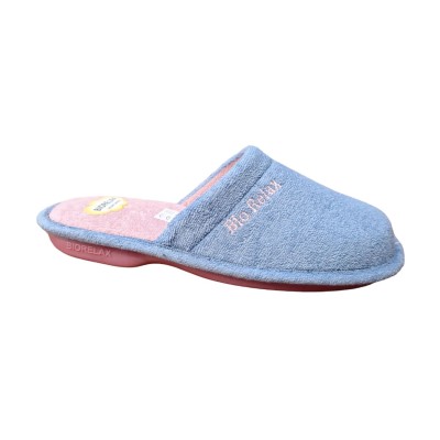 Zapatillas toalla de algodón Biorelax 4026 Indigo Zapatillas toalla de algodón Biorelax 4026 Indigo