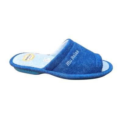 Zapatillas toalla de algodón Biorelax 4027 Azulón Zapatillas toalla de algodón Biorelax 4027 Azulón