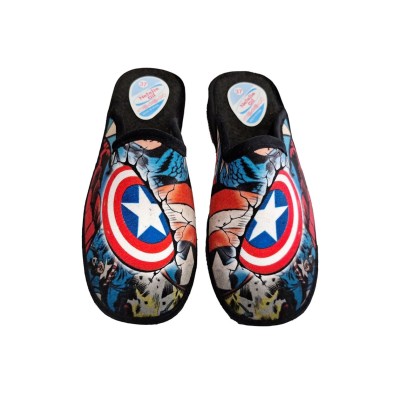 Zapatillas de casa Natalia 214 Escudo Capitán América Zapatillas de casa Natalia 214 Escudo Capitán América