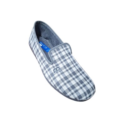 Zapatillas tela algodón Muro 982 Cuadros cerrada Zapatillas tela algodón Muro 982 Cuadros cerrada