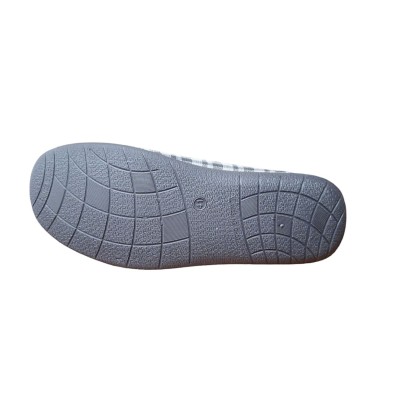 Zapatillas tela algodón Muro 982 Cuadros gris piso goma Zapatillas tela algodón Muro 982 Cuadros gris piso goma