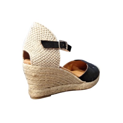 Alpargatas valencianas pulsera Cabrera 34S-5 Suede cuña esparto 5 cuerdas Alpargatas valencianas pulsera Cabrera 34S-5 Suede cuña esparto 5 cuerdas