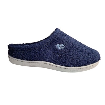 Zapatillas Pluma Flex 12314 descalza toalla algodón marino Zapatillas Pluma Flex 12314 descalza toalla algodón marino