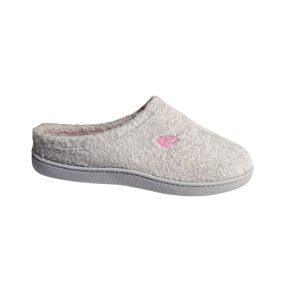 Zapatillas Pluma Flex 12314 descalza toalla algodón Gris Zapatillas Pluma Flex 12314 descalza toalla algodón Gris